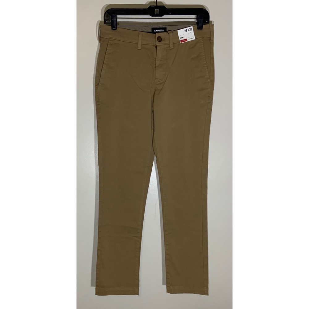 Express Khaki Chino Pants Brand New